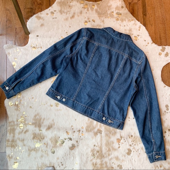 Lands End Button Down Denim Jacket - EUC - Picture 5 of 7